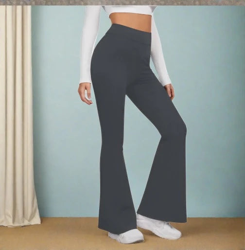 Tummy Control Flared Pants