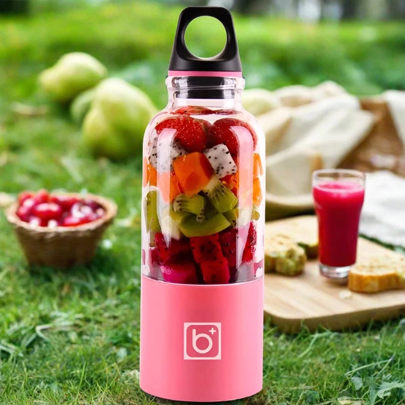 500ml Portable Juicer Cup USB Rechargeable Electric Blender Mixer Bottle